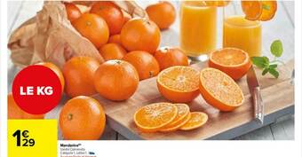 Carrefour Market Mandarine offre