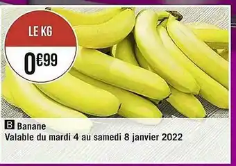 Casino Supermarchés Banane offre