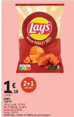 E.Leclerc CHIPS “LAY’S” offre