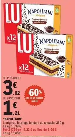 E.Leclerc NAPOLITAIN offre