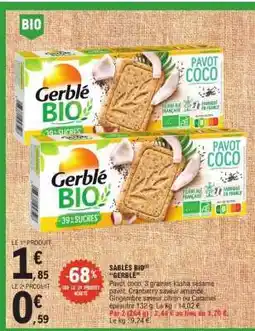 E.Leclerc SABLÉS BIO 'GERBLÉ' offre