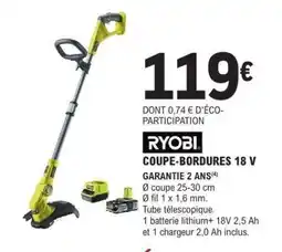 E.Leclerc RYOBI COUPE-BORDURES 18 V offre