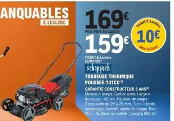 Tondeuse Thermique Poussée 131CC