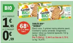 E.Leclerc SABLÉS BIO 'GERBLÉ' offre