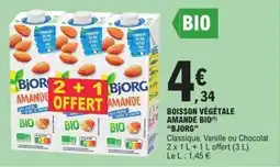 E.Leclerc BOISSON VÉGÉTALE AMANDE BIO offre