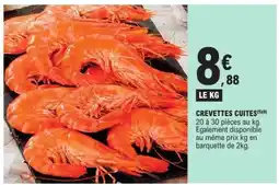 E.Leclerc CREVETTES CUITES offre
