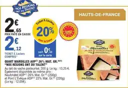 E.Leclerc Quart Maroilles AOP offre