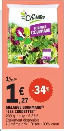 E.Leclerc Mélange Gourmand Les Crudettes offre
