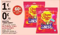 E.Leclerc Sucettes 'Chupa Chups' offre