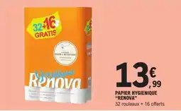 E.Leclerc Papier hygiénique RENOVA offre