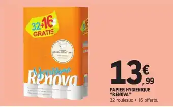 E.Leclerc Papier hygiénique RENOVA offre