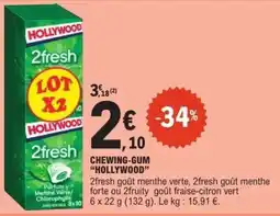 E.Leclerc CHEWING-GUM “HOLLYWOOD” offre