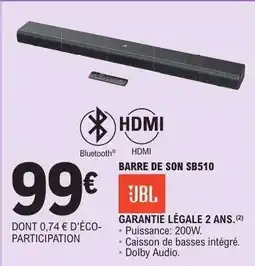 E.Leclerc BARRE DE SON SB510 offre