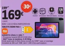E.Leclerc TABLETTE REDMI PAD 2 offre
