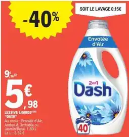 E.Leclerc DASH Lessive liquide offre
