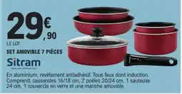 E.Leclerc Set Amovible 7 Pièces offre