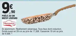 E.Leclerc POÊLE 24 CM MOTIF LÉOPARD offre