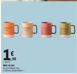 E.Leclerc Mug 40,5cl offre