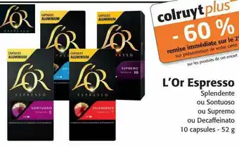 Colruyt L'or Espresso offre