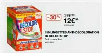 Costco 150 Lingettes Anti-décoloration Décolor Stop offre