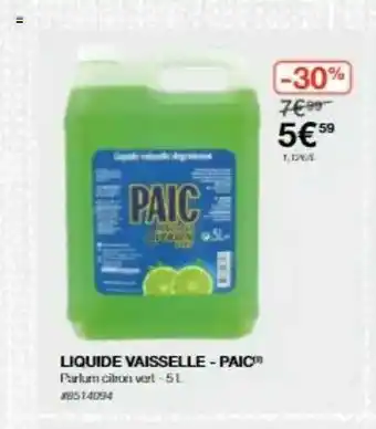 Costco Liquide Vaisselle - Paic offre