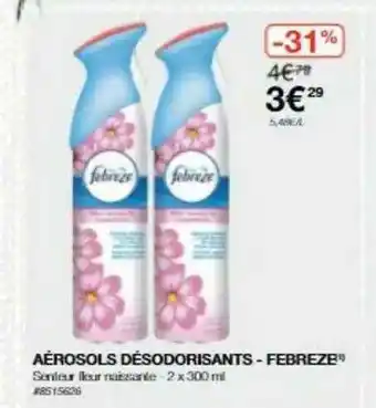Aérosols Désodorisants - Febreze