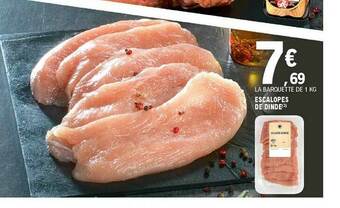 E.Leclerc Escalopes De Dinde offre