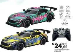 JouéClub Voiture de course fierce led rc 1/18ème offre