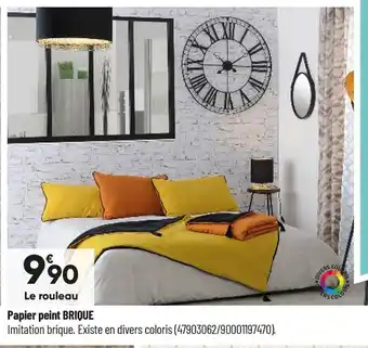 Papier peint Brique