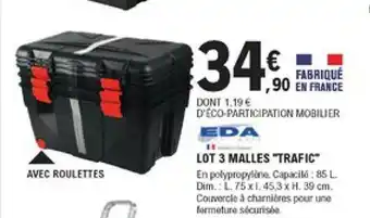 E.Leclerc Brico Lot 3 Malles offre