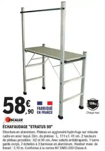 E.Leclerc Brico échafaudage offre