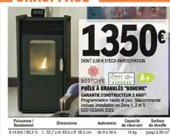 E.Leclerc Brico Poêle à Granulés offre