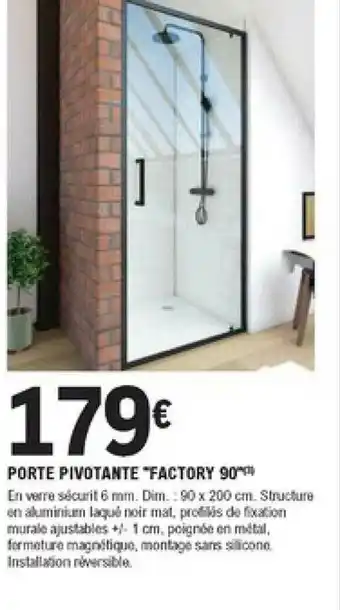 E.Leclerc Brico Porte Pivotante offre