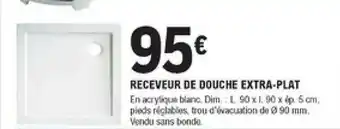 E.Leclerc Brico Receveur De Douche Extra-plat offre