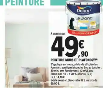 Peinture Murs Et Plafonds Dulux Valentine