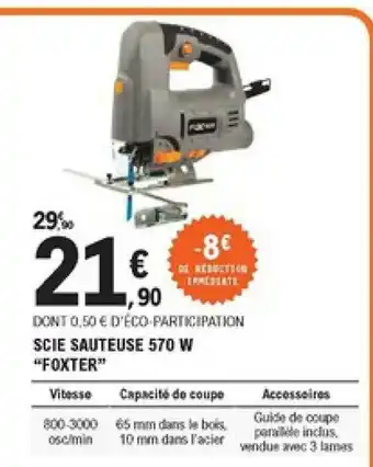 E.Leclerc Brico Scie Sauteuse 570 W offre