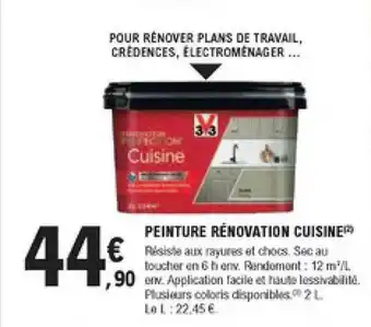E.Leclerc Brico Peinture Rénovation Cuisine V33 offre