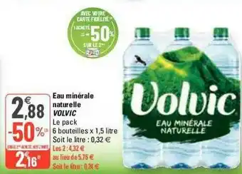 Eau Minérale Naturelle Volvic
