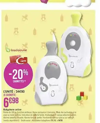 Badabulle Babyphone Online
