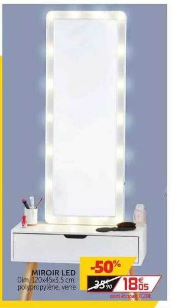 Gifi Miroir Led offre