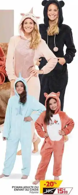 GiFi Pyjama Adulte Ou Enfant offre