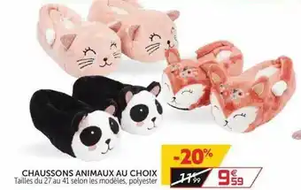 Gifi Chaussons Animaux offre