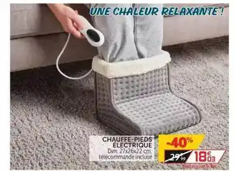 Gifi Chauffe-pieds électrique offre
