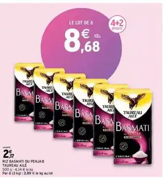 Intermarché Riz Basmati Du Penjab Taureau Ailé offre
