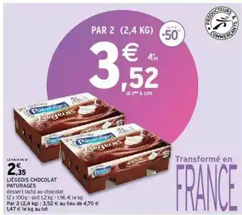 Liégeois Chocolat Pâturages