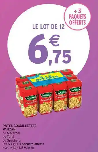 Intermarché Hyper Pâtes Coquillettes Panzani offre