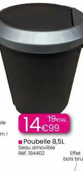 Kandy Poubelle 8,5 L offre