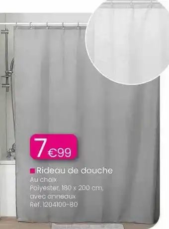 Kandy Rideau De Douche offre