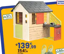 JouéClub Smoby life maison nature + cuisine été offre