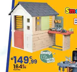 JouéClub Smoby life maison nature + atelier offre